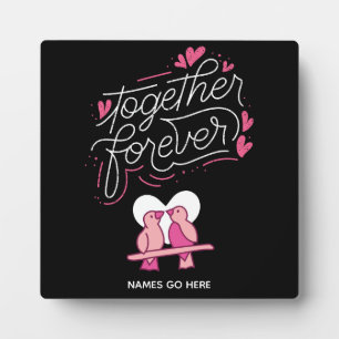Together Forever Tabletop Plaque with Easel