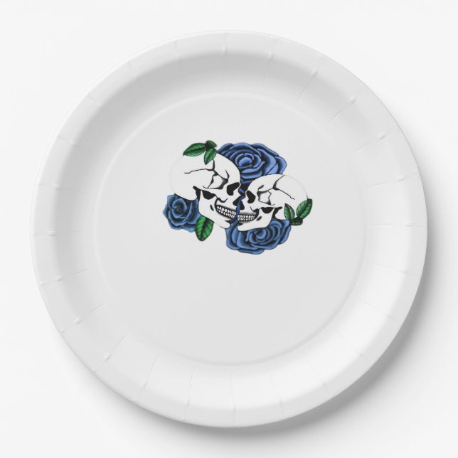 Together Forever - Till Death Do Us  Paper Plate (Front)