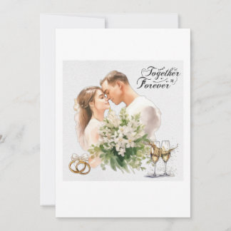 Together Forever Wedding Invitation