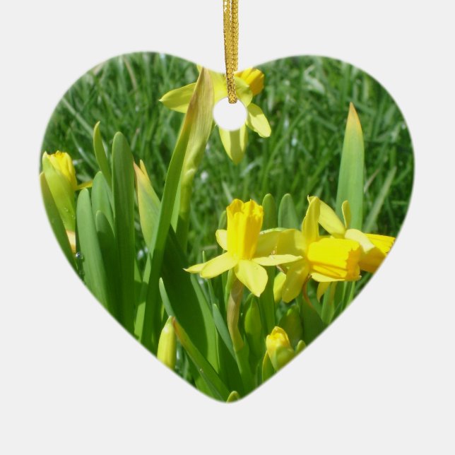 Together Forever  Yellow Daffodills Ornament (Front)