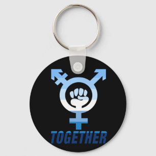 Together - Gay MLM colours Keychain