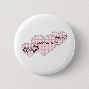 Together Hearts 2 Inch Round Button