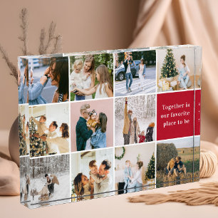 Together Is Our Favourite Place to Be Photo Collag Block