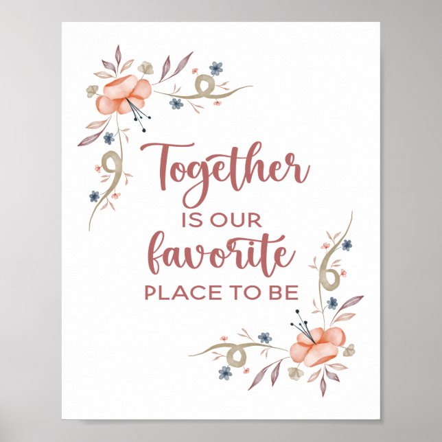 Together is our favourite place to be poster (Front)