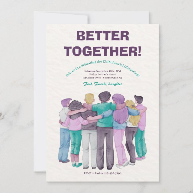 Together Once More Invitation (Front)