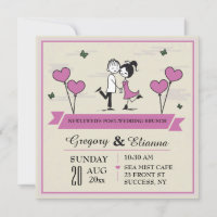 Together Post Wedding Brunch Invitation