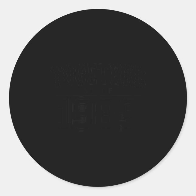 Together Since 1989 Couple Shirt Valentines Day  Classic Round Sticker (Front)