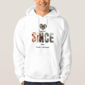 Together Since – Custom Year & Couple Names Photo Hoodie