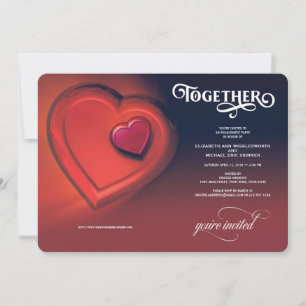 Together, Two Hearts, Red Engagement Announcement