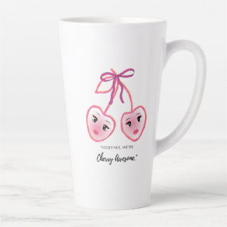 TOGETHER WE ARE CHERRY AWSOME LATTE MUG