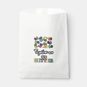 Together We Are Strong And Better Social Motivatio Favour Bag