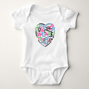Together We Are Stronger Baby Bodysuit
