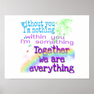 together we can  poster