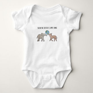 Together We Can Solve Climate Change Baby Bodysuit