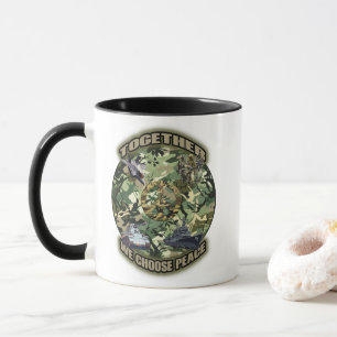 Together, we choose peace mug