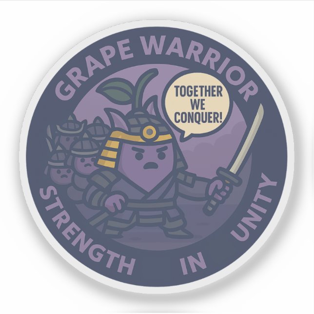 Together We Conquer Samurai Grape  (Front)