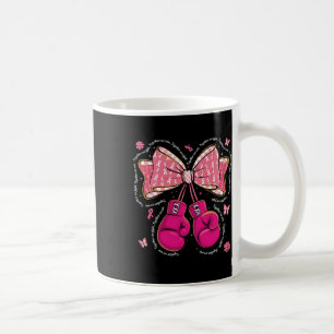 Together We Fight We Win Boxing Gloves Bow Breast  Coffee Mug