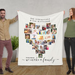 Together we make a Family Heart Photo Collage Fleece Blanket<br><div class="desc">Create your own personalized blanket with 29 of your favourite photos and your family name(s). The photo template is set up to create a photo collage in the shape of a love heart, displaying your pictures in a mix of portrait, landscape and square instragram formats. Upload your photos working in...</div>