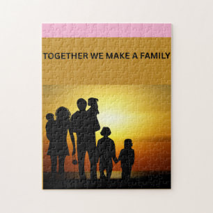Together We Make a Family ❤️ Jigsaw Puzzle