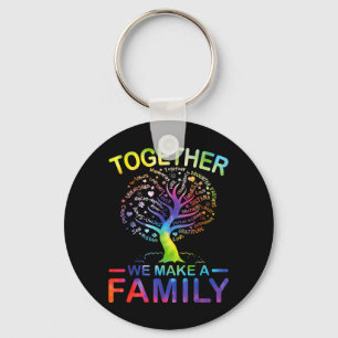 Together We Make A Family Matching Family Reunion Keychain