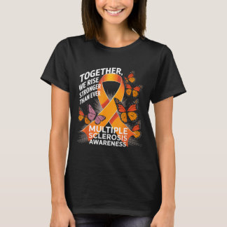 Together We Rise Multiple Sclerosis Awareness Oran T-Shirt
