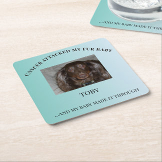 Together We Rose Above It Square Paper Coaster