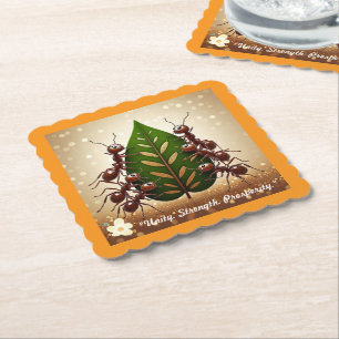 "Together We Shine" Paper Coaster