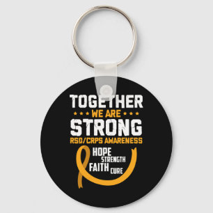 Together We're Strong Rsdcrps Awareness Keychain
