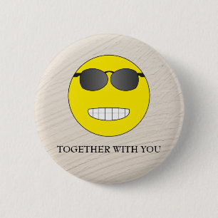 Together with you 2 inch round button