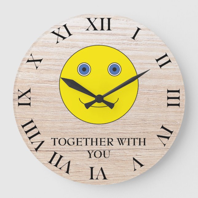 Together with you large clock (Front)