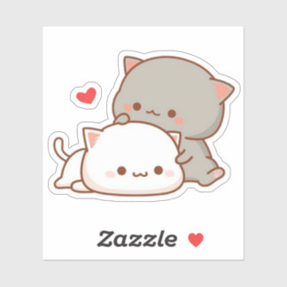 Togetherness kawaii sticker