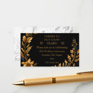 Togetherness & Love for 50 Years Enclosure Card