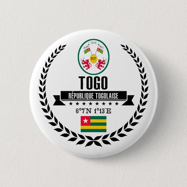 Togo 2 Inch Round Button (Front)