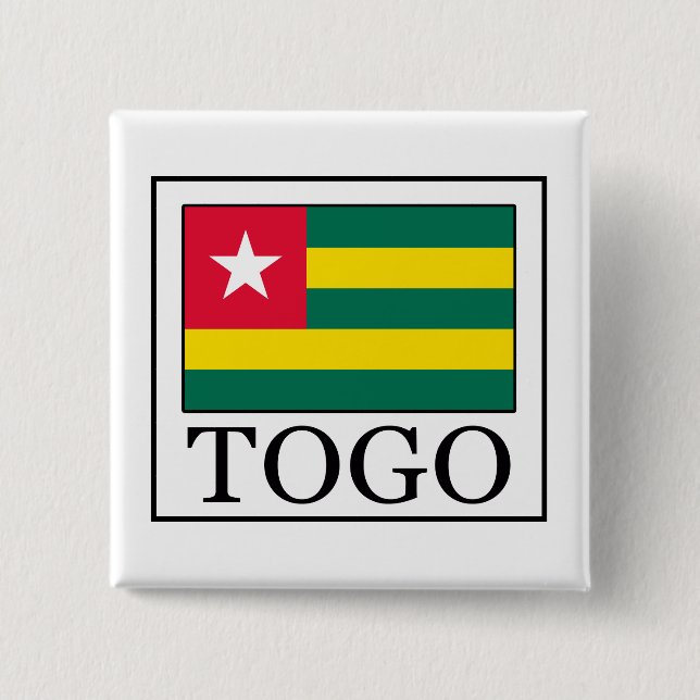 Togo 2 Inch Square Button (Front)