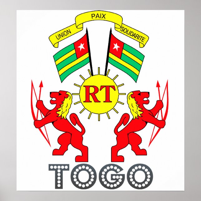 Togo Coat of Arms Poster (Front)