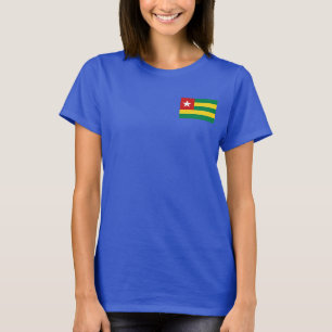 Togo Drapeau et carte t-shirt