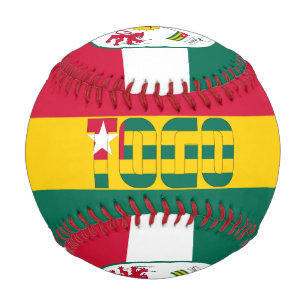Togo Flag and Coat of Arms Patriotic Baseball