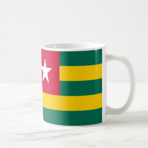Togo Flag Ceramic Coffee Mug