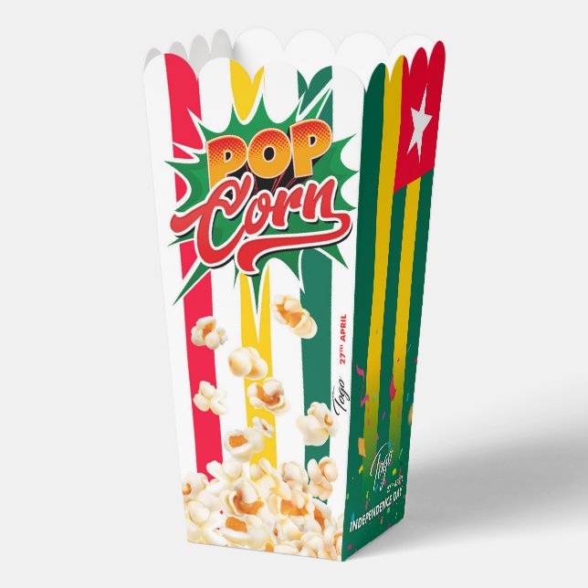 Togo flag favor box (Back)