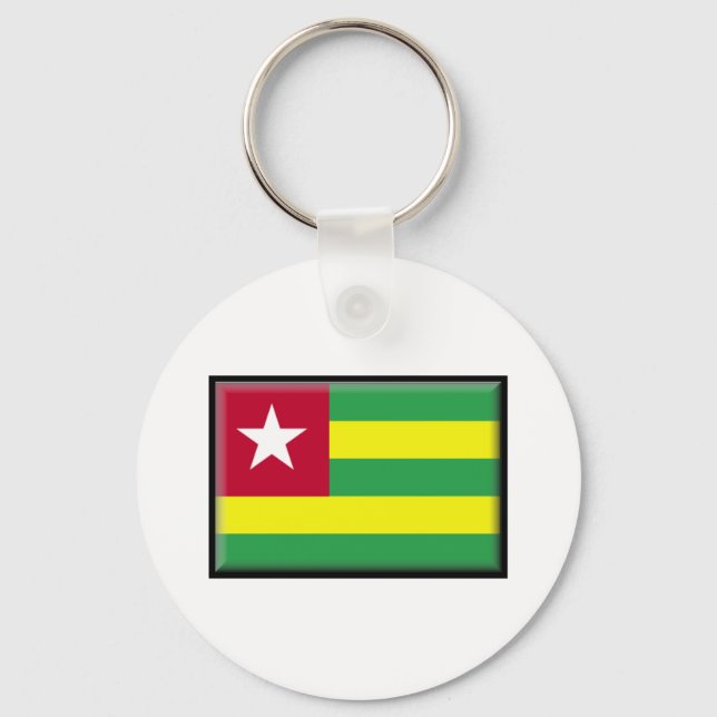 Togo Flag Keychain (Front)
