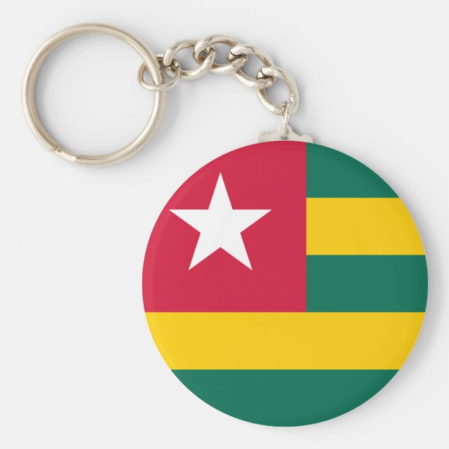Togo Flag Keychain (Front)