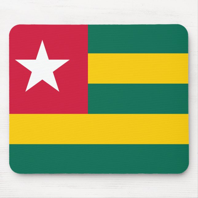 Togo Flag Mouse Pad (Front)