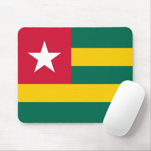 Togo flag mouse pad