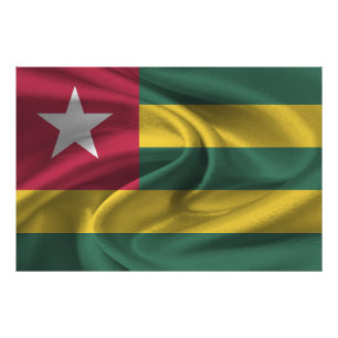 Togo Flag Photo Print