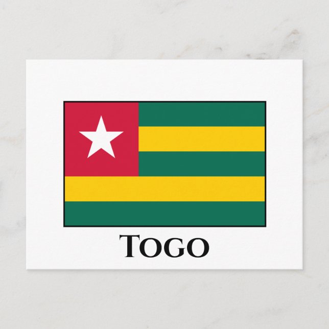 Togo Flag Postcard (Front)