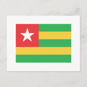 Togo Flag Postcard