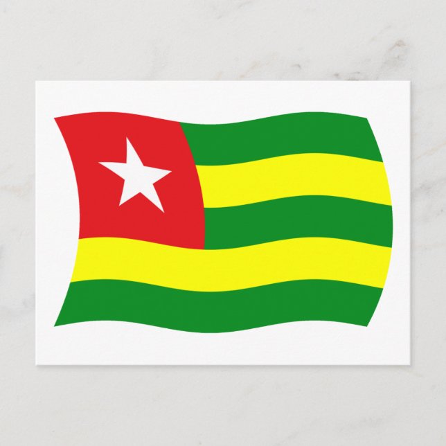 Togo Flag Postcard (Front)