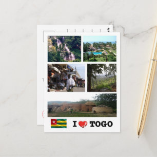 Togo - I Love - Postcard