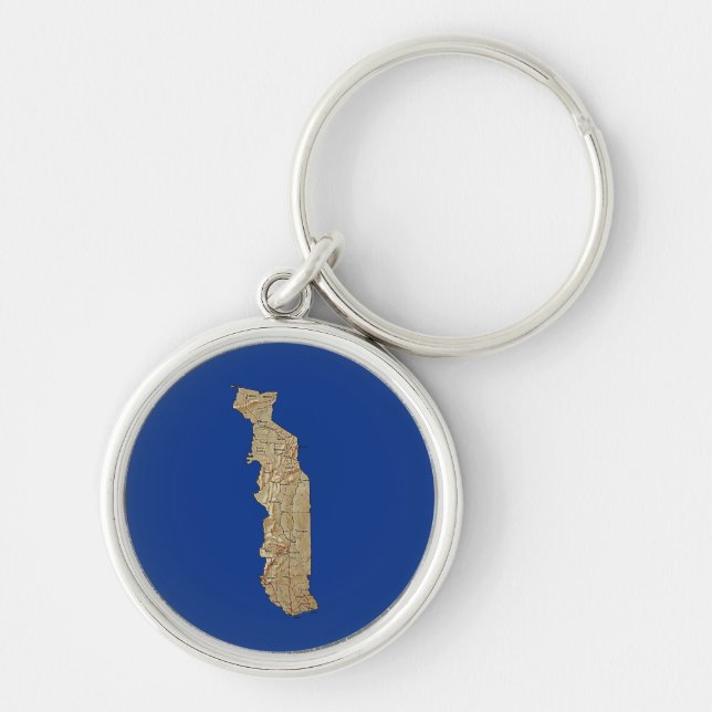 Togo Map Keychain (Front)
