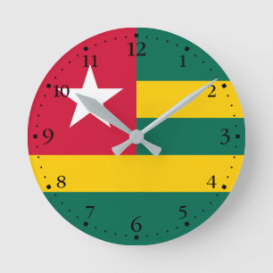 Togo Round Clock
